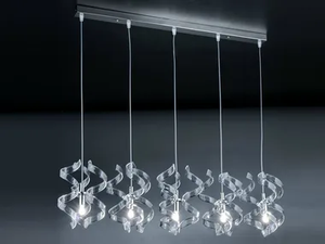 ASTRO - Crystal pendant lamp _ Metal Lux